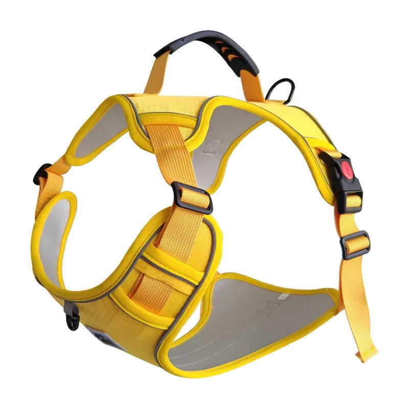 No Pull Reflective Dog Harness Adjustable Breathable Pet Chest Strap for Outdoor Walking