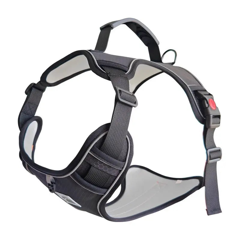 No Pull Reflective Dog Harness Adjustable Breathable Pet Chest Strap for Outdoor Walking