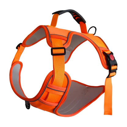 No Pull Reflective Dog Harness Adjustable Breathable Pet Chest Strap for Outdoor Walking